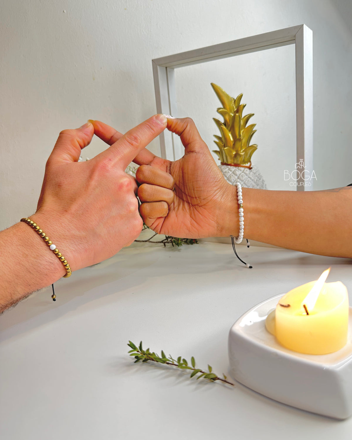 White Love Bracelets