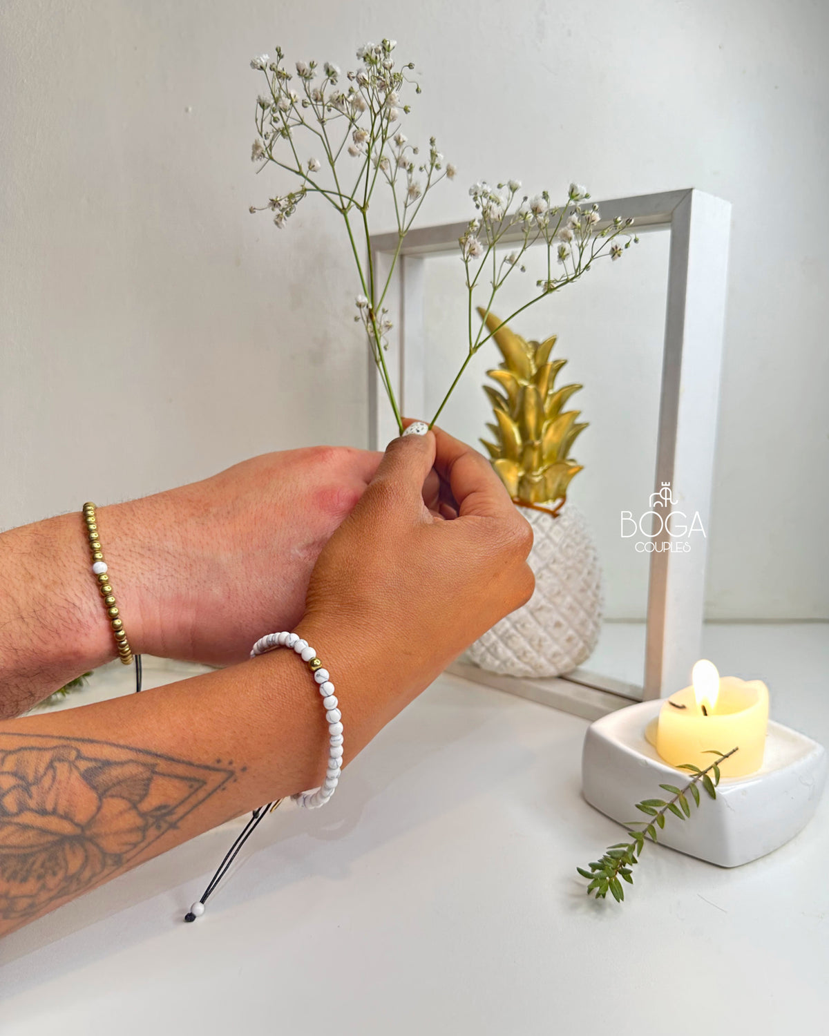 White Love Bracelets