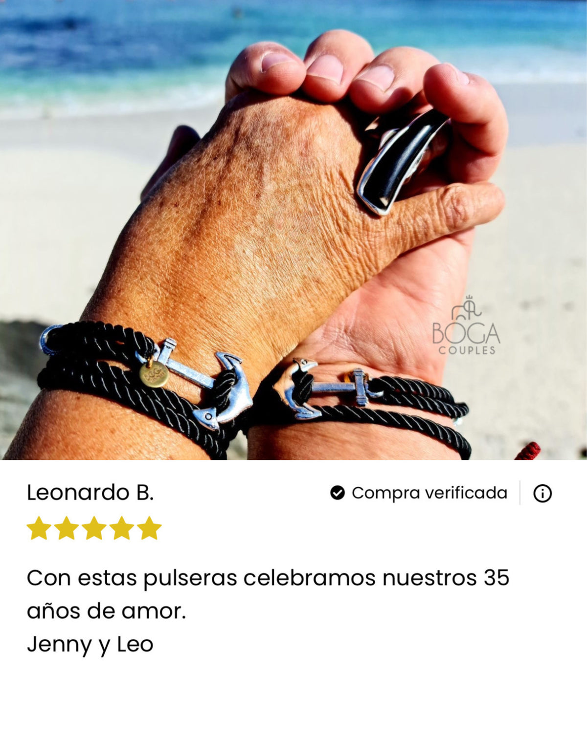 Pulseras De Anclas Para Parejas.