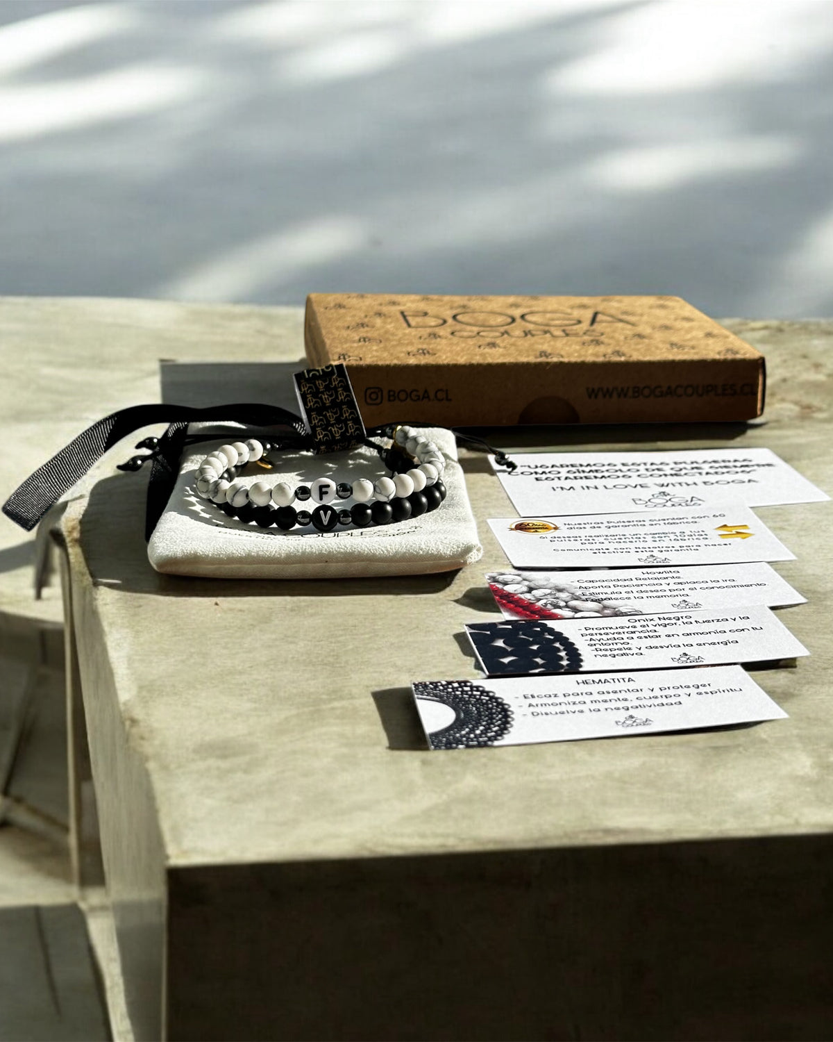 Pulseras de Piedras Naturales con iniciales