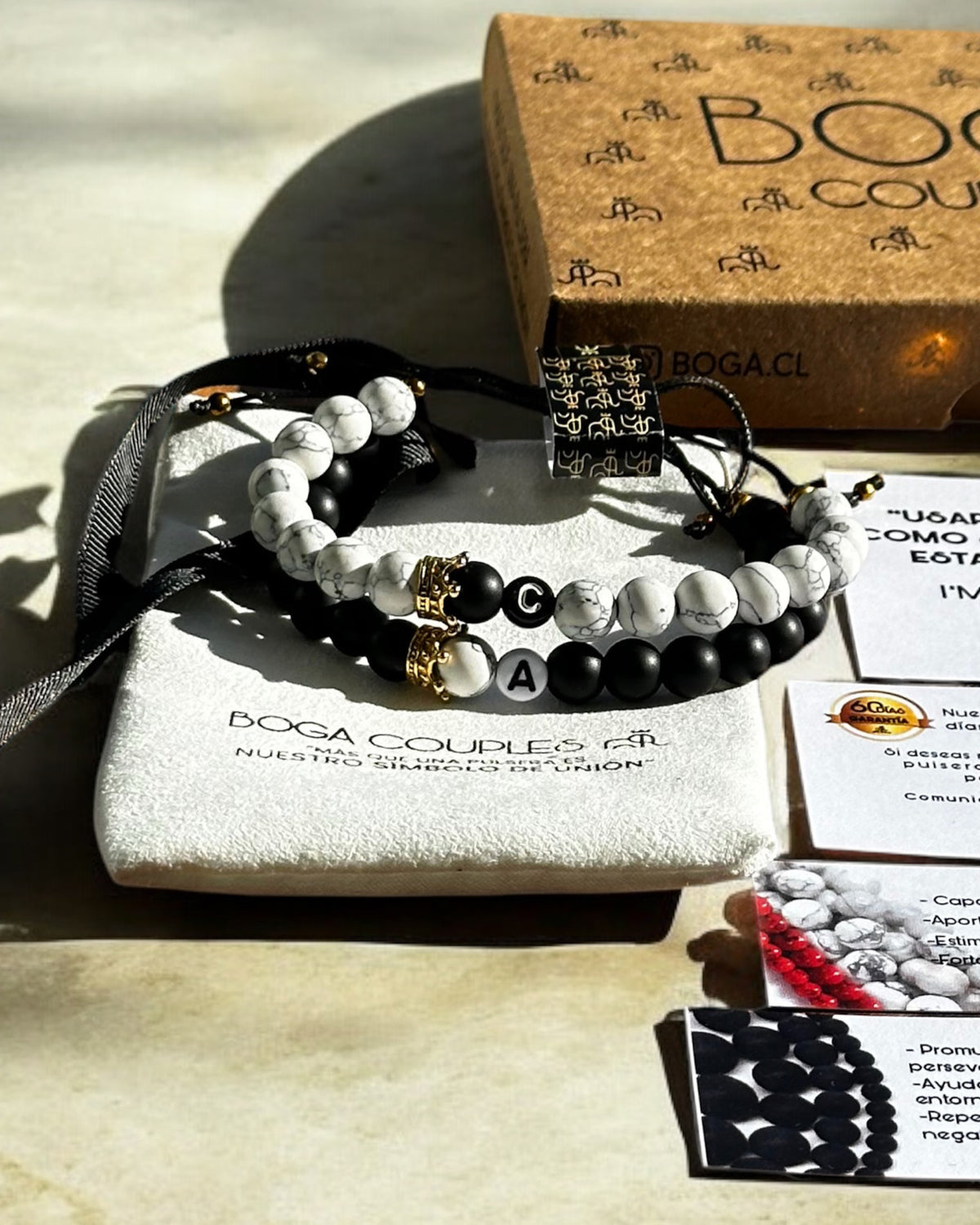 Coronas de Distancia con iniciales