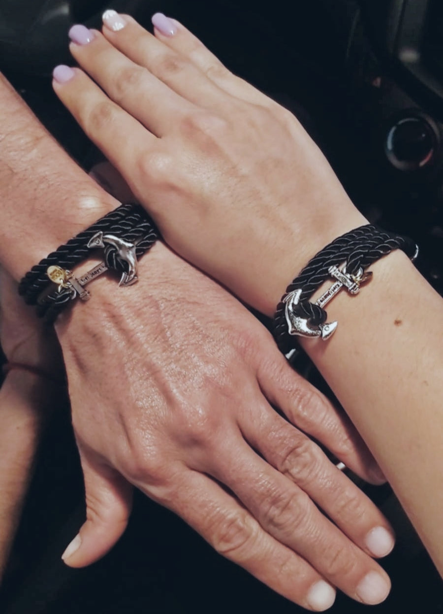 Pulseras De Anclas Para Parejas.
