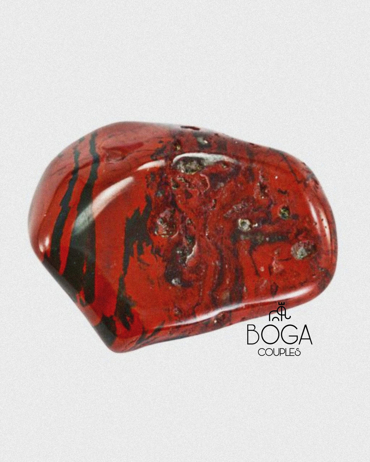 Pulseras De Distancia Howlita Roja y Onix