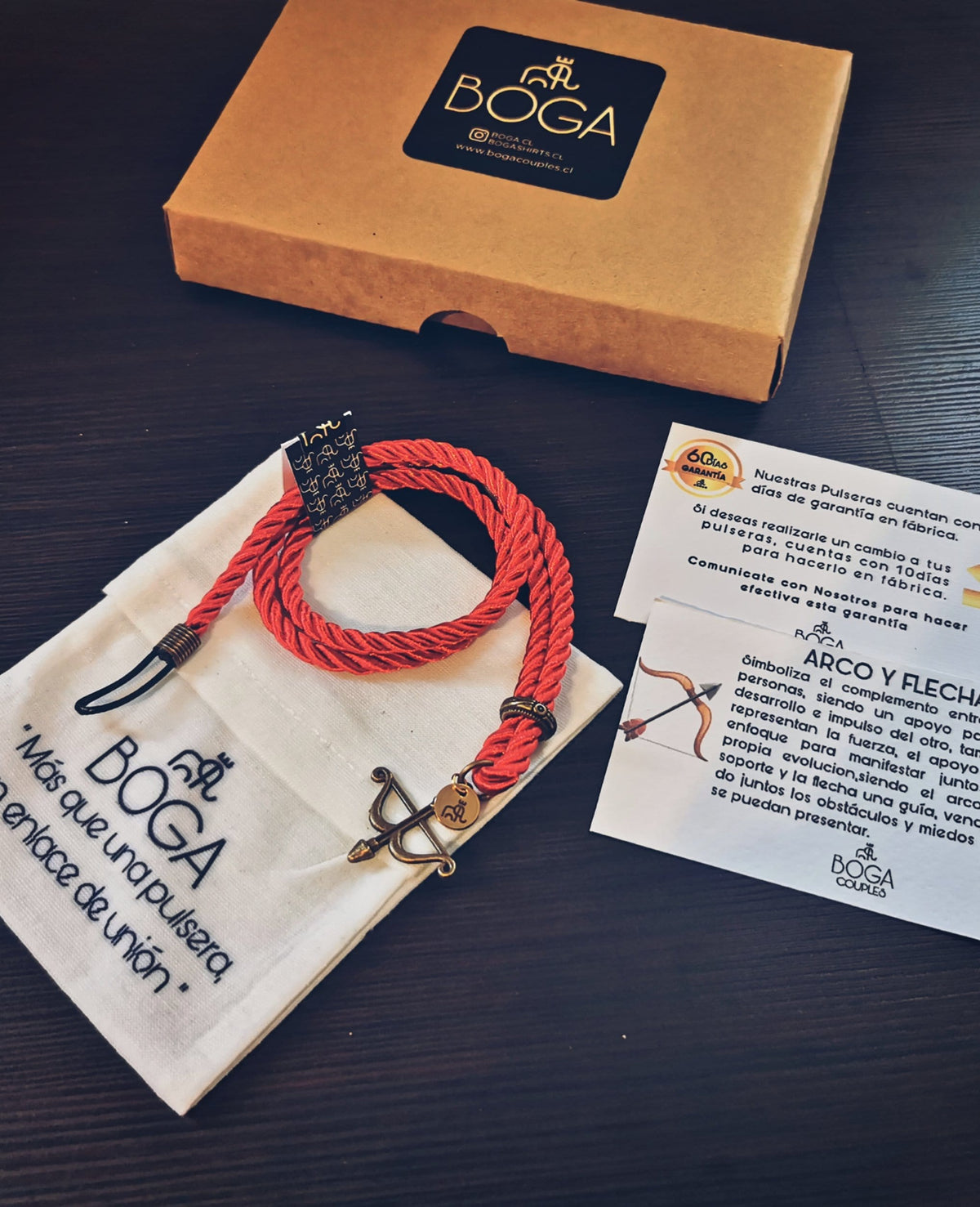 Pulsera de Arco y Flecha con Cordon