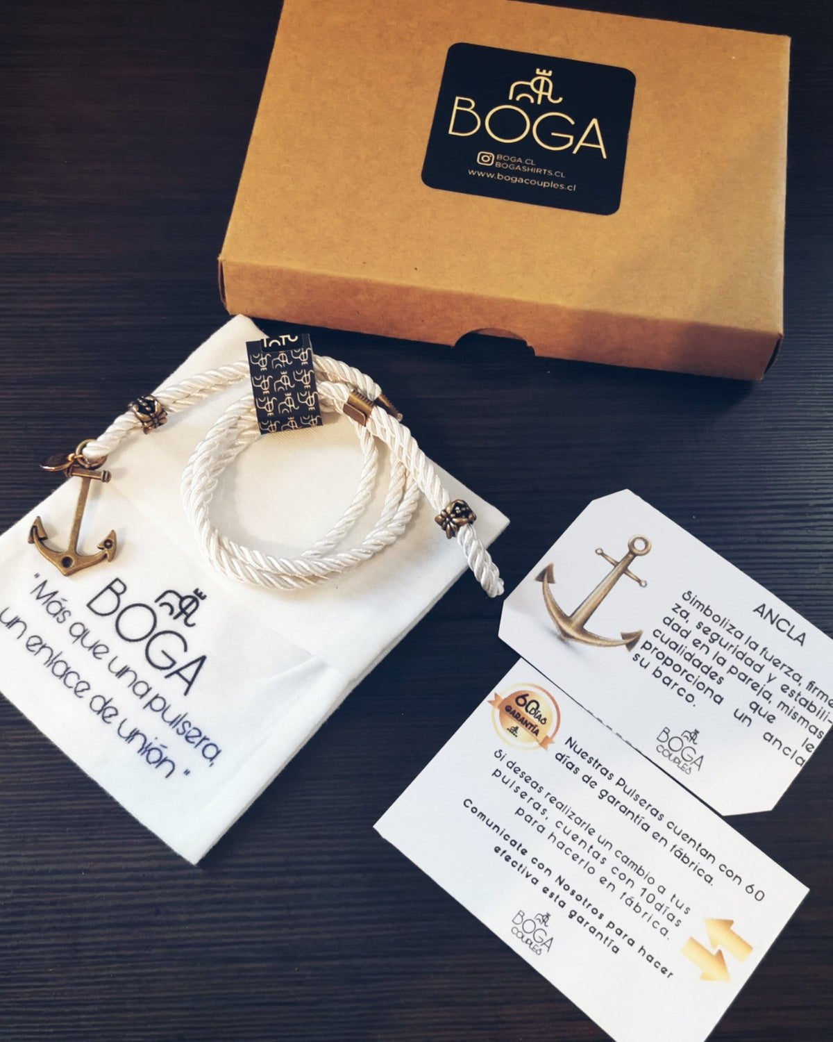 Pulsera de Ancla Dorado Envejecido