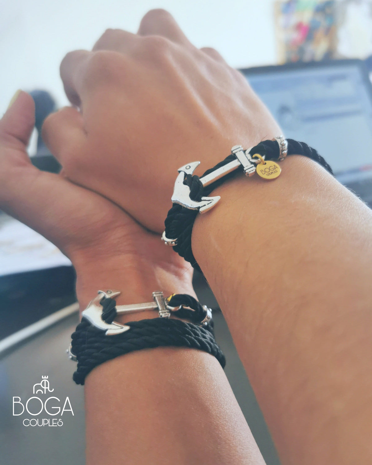 Pulseras De Anclas Para Parejas.